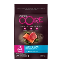 Wellness Core Grain Free Dog Small Breed Adult Ocean – Hondenvoer – Zalm Tonijn 5 Kg