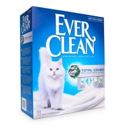 2x10l Ever Clean® Total Cover Klonterende Kattenbakvulling Parfumvrij Kat