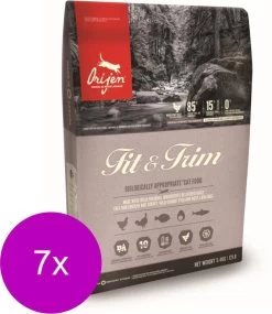 Orijen Whole Prey Fit & Trim Cat Kip&Kalkoen – Kattenvoer – 7 X 1.8 Kg
