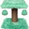 Topmast Krabpaal Fluffy Langhaar – Nairobi – Groen – 34 X 34 X 34 Cm – Krabpaal Voor Katten – Met Kattenspeeltjes – Duurzaam Sisal Touw -Flamingo Winkel 1134x1200