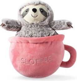 Hondenspeelgoed – Knuffel – Hond – Spelen – Pieper – Koffiemok – Luiaard