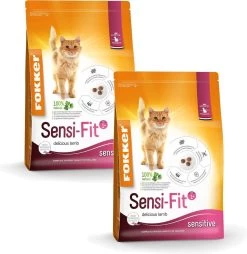 Fokker Cat Sensi-Fit Lam – Kattenvoer – 2 X 2.5 Kg
