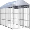 Medina Hondenkennel Voor Buiten Met Dak 300x150x200 Cm -Flamingo Winkel 1193x1200
