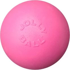 Jolly Ball Bounce-n Play – Honden Speelbal Met Kauwgomgeur – De Perfecte Stuiterbal Voor De Hond – Bijtbestendig – Roze – Ø 11 Cm