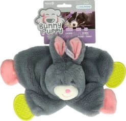 Bunny Puppy Crunchy Chew – Hondenknuffel – Kalmerend Effect – Grijs – 16 X 22 X 6 Cm