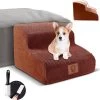 Hondentrap Voor Kleine Honden, 2 Treden Huisdiertrap Voor Honden En Katten, Spons Hondentrap Voor Slaapbank, Zacht Hangend Ontwerp, Antislip Verwijderbaar Wasbaar – Stuur 1 Pluizenroller -Flamingo Winkel 1200x1174