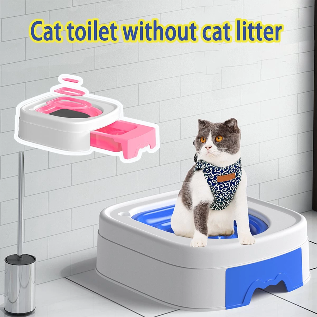 Nieuwste Kat Wc Wc Trainer, Herbruikbare Kattenbak Zonder Kattenbakvulling, Training Onderwijs Katten Urineren Plassen Wc Gereedschap 3 Nieuwste Kat Wc Wc Trainer, Herbruikbare Kattenbak Zonder Kattenbakvulling, Training Onderwijs Katten Urineren Plassen Wc Gereedschap