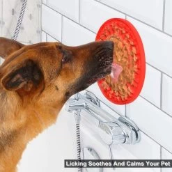 Langzaam Eten- Slow Feeding-Feeder- Voer Mat- Lik Mat-Honden Afleidings Pad- Hond- Kat – 15 Cm- Poes- Douchehulp- Hond Onder De Douche- Douchen- Borstelen- Kammen-Verzorging Hond-Rustig Eten- Hulp Met Eten-schrokken-