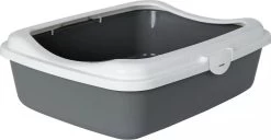 Pawise Kattenbak Laag Model – Open Kattenbak – Duurzaam En Gebruiksvriendelijk – 48×36 Cm – Plastic – Kleur Assorti