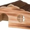 Trixie Huis Ragna 2 Uitgangen Konijn Schorshout Gevlamd 43x25x22 Cm