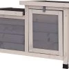 Konijnenhok Voor Kleine Dieren, Knaagdieren, Hout, Grijs, 70 X 43 X 45 Cm 2 Konijnenhok Voor Kleine Dieren, Knaagdieren, Hout, Grijs, 70 X 43 X 45 Cm -Flamingo Winkel 1200x759