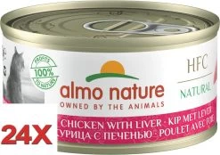Almo Nature HFC – Kattenvoer – Kip & Lever – 24x70gr