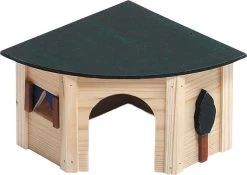 Flamingo Konijnenhuisje Jenz – Groen – 26 X 19 X 12.5 Cm