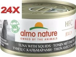 Almo Nature HFC – Kattenvoer – Jelly Tonijn & Inktvis – 24x70gr