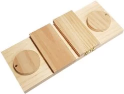 Duvo+ Houten Sniffle `n Snack Puzzle Dan – Speelgoed – 28x12x2.5 Cm