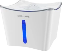 Cellavi XL Drinkfontein Kat En Hond Met 3 In 1 Waterfilter – Kattenfontein 3L – Kamerfontein – Waterdispenser – Waterfontein Kat – Super Stil