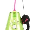 Relaxdays Kattenspeelgoed Interactief – Kattenspeeltje Hengel – Speelbal – Katten Speeltje Groen -Flamingo Winkel 351x1200