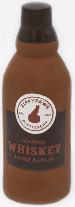 Zippy Paws ZP1422 Latex Happy Hour Crusherz – Whiskey – Speelgoed Voor Dieren – Honden Speelgoed – Honden Knuffel – Honden Speeltje – Honden Speelgoed Knuffel – Hondenspeelgoed Piep – Hondenspeelgoed Bijten