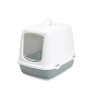 Savic Kattentoilet Oscar 50x37x39 Cm – Kattenbak – Grijs&Wit -Flamingo Winkel 5411388026516 1
