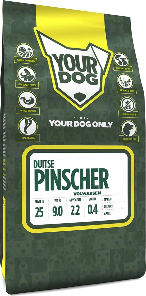 Yourdog Duitse Pinscher Volwassen (3 KG) 3 Yourdog Duitse Pinscher Volwassen (3 KG)