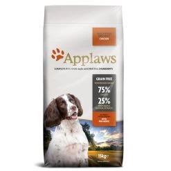 2x15kg Adult Small & Medium Breed Kip Applaws Hondenvoer