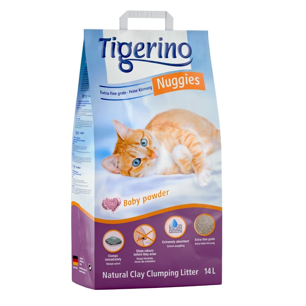 Dubbelpak Tigerino Nuggies Kattenbakvulling – Babypoedergeur 3 Dubbelpak Tigerino Nuggies Kattenbakvulling – Babypoedergeur