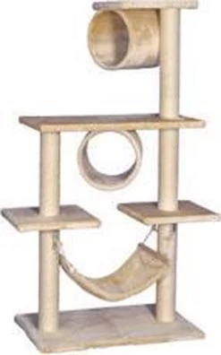 Nobby Krabmeubel Jade Pluche En Sisal Beige Large – 90 X 38 X 148 Cm – 1 St