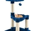 COSTWAY Multi-Level Kattenboom – Met Knusse Hangmat – Blauw 1 COSTWAY Multi-Level Kattenboom – Met Knusse Hangmat – Blauw -Flamingo Winkel 820x1200