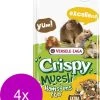 Versele-Laga Crispy Muesli Hamsters & Co – Hamstervoer – 4 X 1 Kg Met Coccid -Flamingo Winkel 903x1200