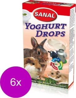 Sanal Yoghurt Drops – Knaagdiersnack – 6 X 45 G