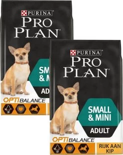 Pro Plan Dog Adult Small & Mini Breed Kip – Hondenvoer – 2 X 3 Kg