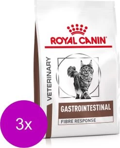 Royal Canin Veterinary Diet Fibre Response – Kattenvoer – 3 X 2 Kg