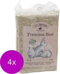 Pet’s Own Choice Premium Hooi – Ruwvoer – 4 X 2 Kg