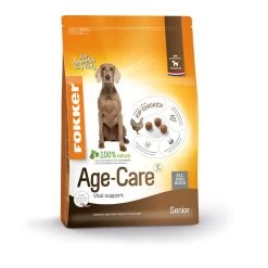 Fokker Senior Age-Care Hondenvoer – Dubbelpak: 2 X 13 Kg
